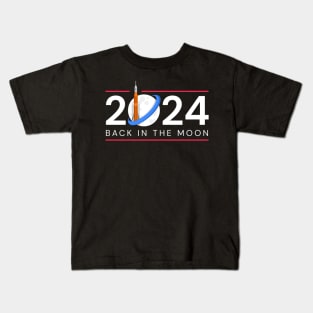 Nasa Artemis 2024 Back In The Moon Kids T-Shirt